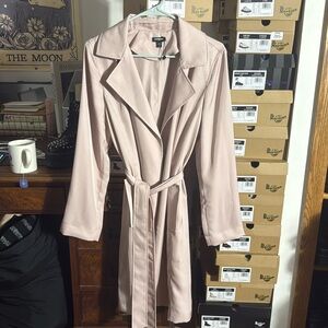 Express Blush Pink Trenchcoat